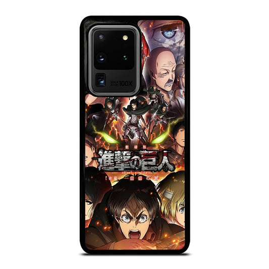 ATTACK ON TITAN CHARACTER ANIME Samsung Galaxy S20 Ultra Case Cover