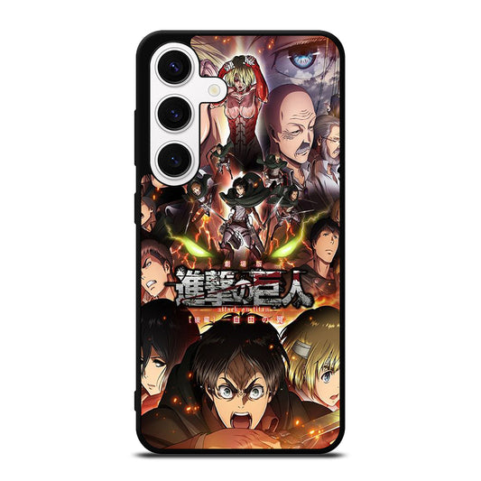 ATTACK ON TITAN CHARACTER ANIME Samsung Galaxy S24 Case Cover