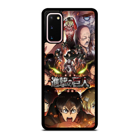ATTACK ON TITAN CHARACTER ANIME Samsung Galaxy S20 Case Cover
