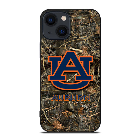AUBURN TIGERS CAMO LOGO iPhone 14 Plus Case Cover