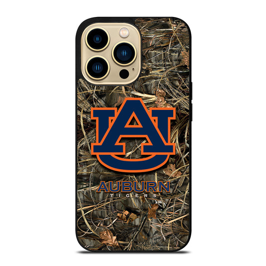 AUBURN TIGERS CAMO LOGO iPhone 14 Pro Max Case Cover