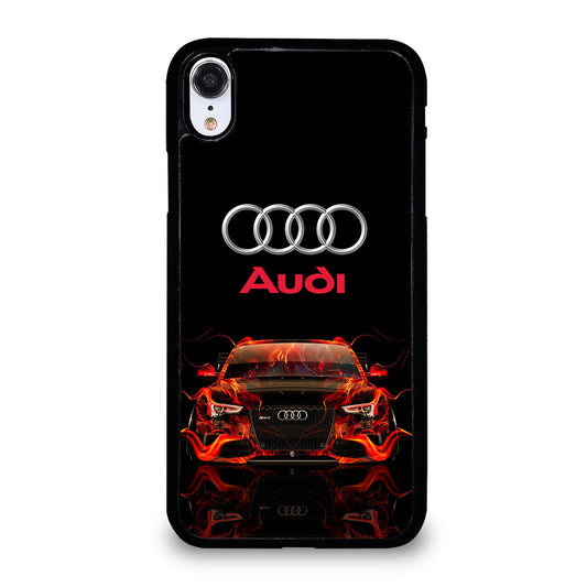 AUDI CAR FLAME LOGO iPhone XR Case Cover