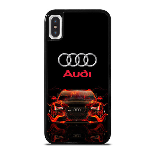 AUDI CAR FLAME LOGO iPhone X / XS Case Cover