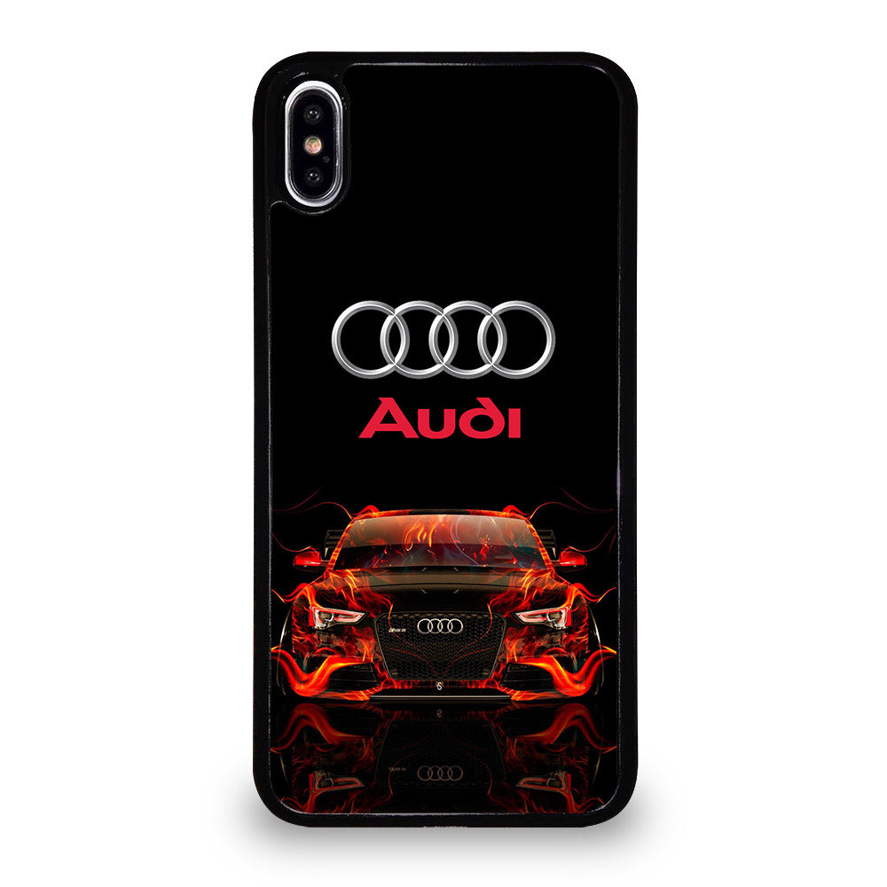 AUDI CAR FLAME LOGO iPhone XS Max Case Cover