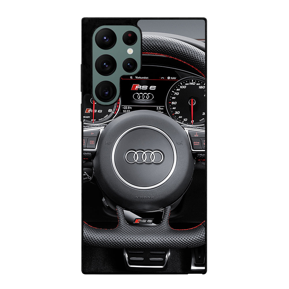 AUDI CAR STEERING WHEEL Samsung Galaxy S22 Ultra Case Cover