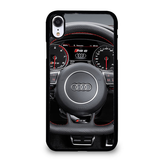 AUDI CAR STEERING WHEEL iPhone XR Case Cover