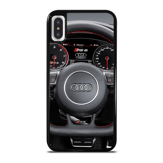 AUDI CAR STEERING WHEEL iPhone X / XS Case Cover