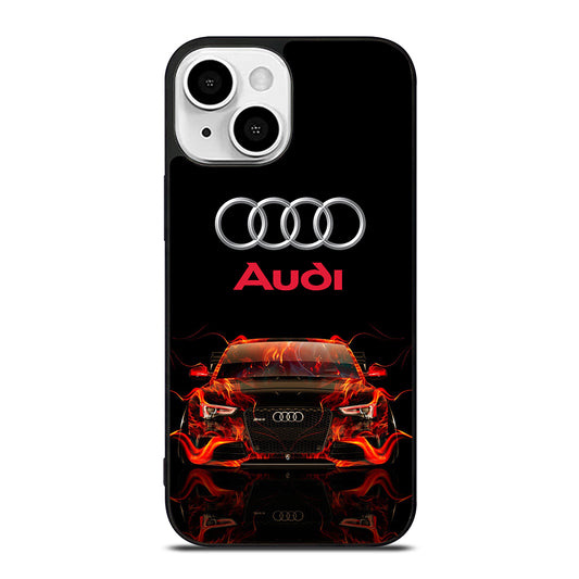 AUDI CAR FLAME LOGO iPhone 13 Mini Case Cover