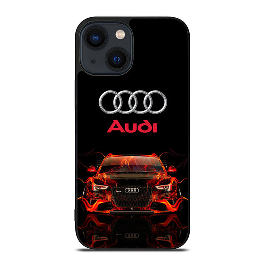 AUDI CAR FLAME LOGO iPhone 14 Plus Case Cover