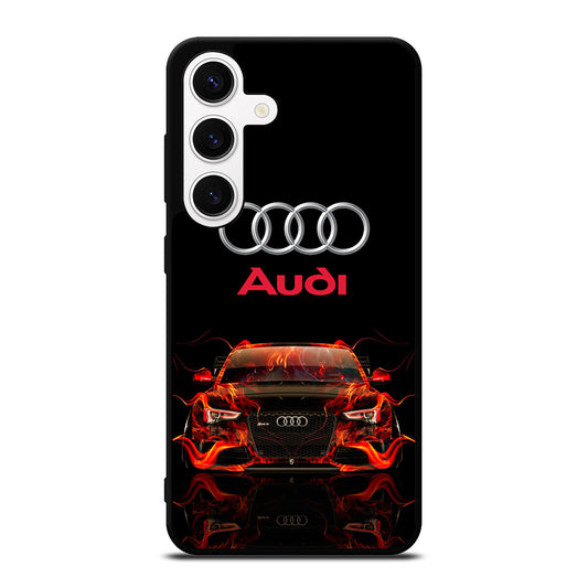 AUDI CAR FLAME LOGO Samsung Galaxy S24 Case Cover