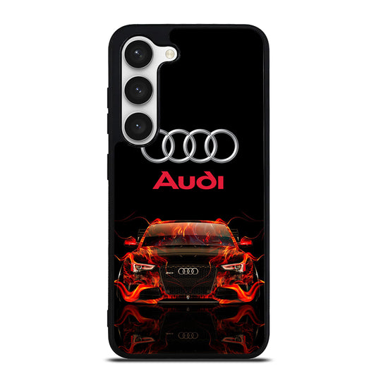 AUDI CAR FLAME LOGO Samsung Galaxy S23 Case Cover