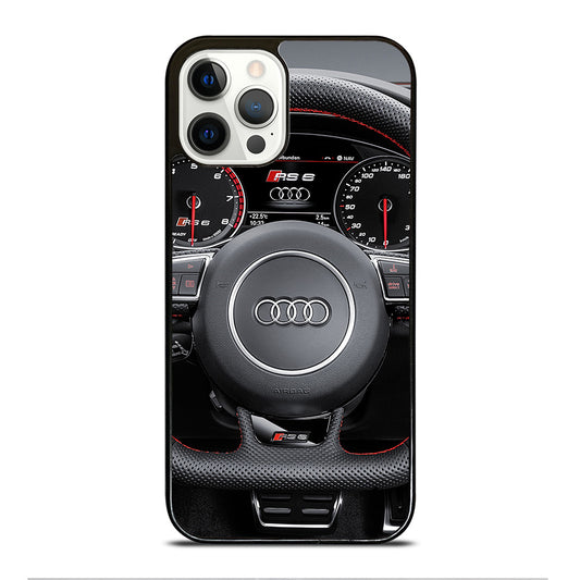 AUDI CAR STEERING WHEEL iPhone 12 Pro Case Cover