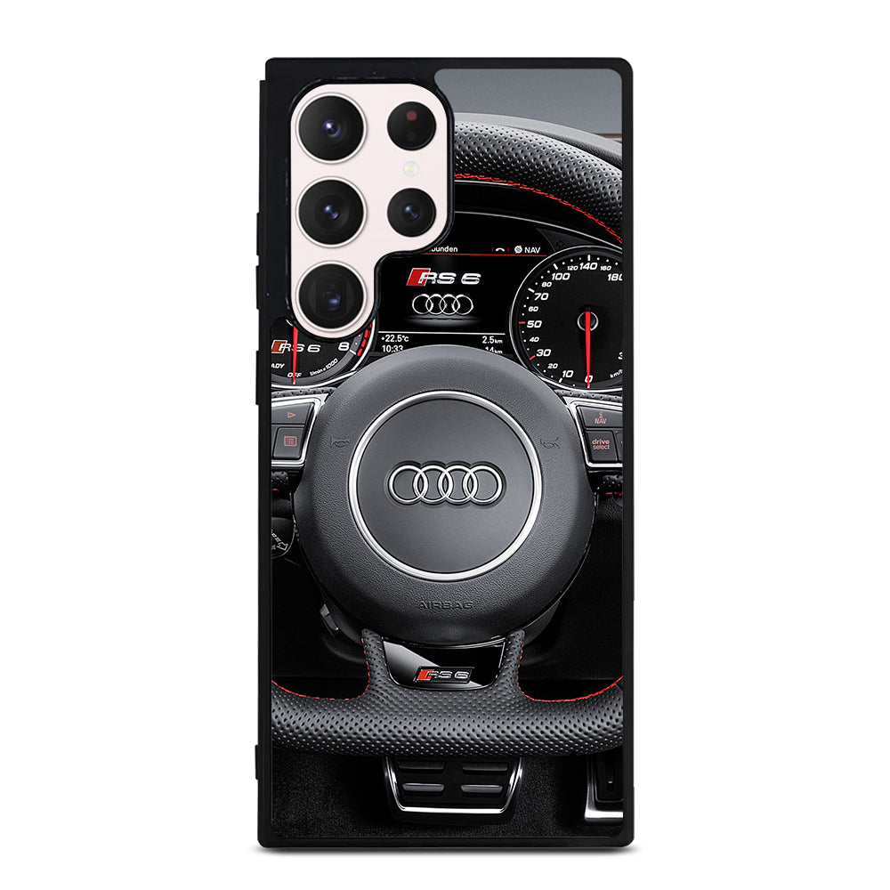 AUDI CAR STEERING WHEEL Samsung Galaxy S23 Ultra Case Cover