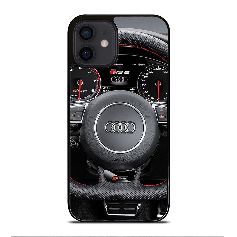 AUDI CAR STEERING WHEEL iPhone 12 Mini Case Cover