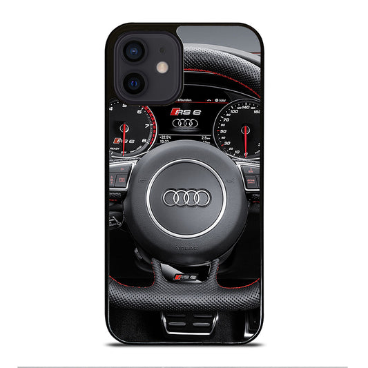 AUDI CAR STEERING WHEEL iPhone 12 Mini Case Cover