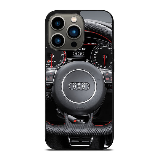 AUDI CAR STEERING WHEEL iPhone 13 Pro Case Cover