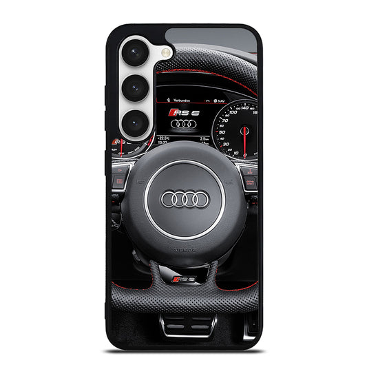 AUDI CAR STEERING WHEEL Samsung Galaxy S23 Case Cover