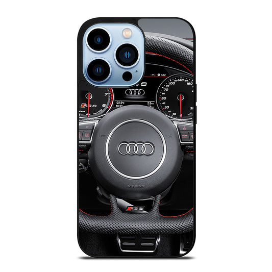 AUDI CAR STEERING WHEEL iPhone 13 Pro Max Case Cover