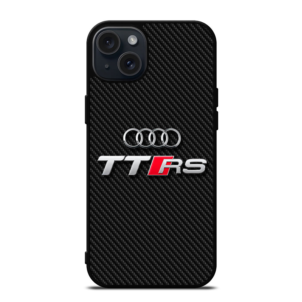 AUDI TTRS CARBON LOGO iPhone 15 Plus Case Cover