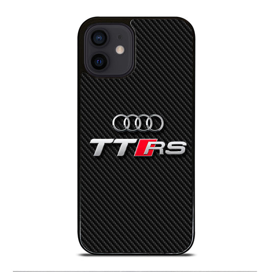 AUDI TTRS CARBON LOGO iPhone 12 Mini Case Cover