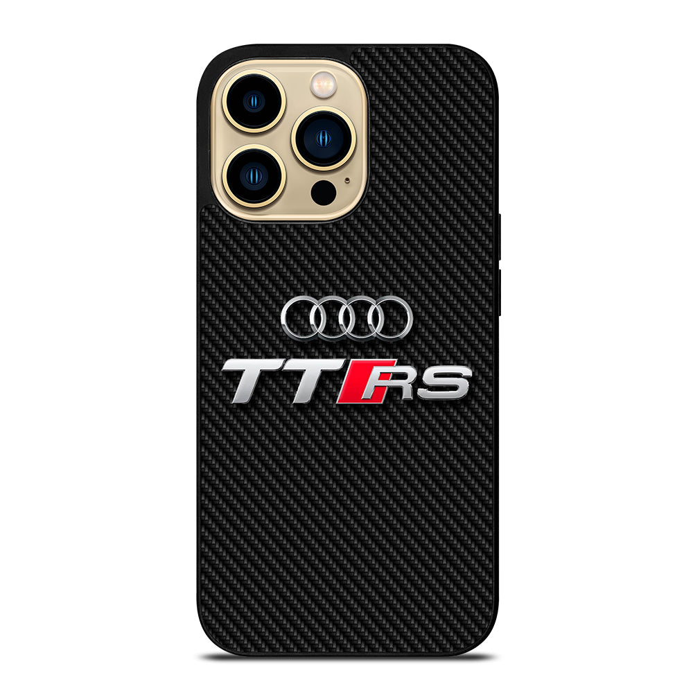 AUDI TTRS CARBON LOGO iPhone 14 Pro Max Case Cover