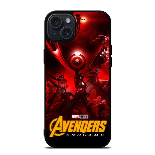 AVENGERS ENDGAME SUPERHERO iPhone 15 Plus Case Cover