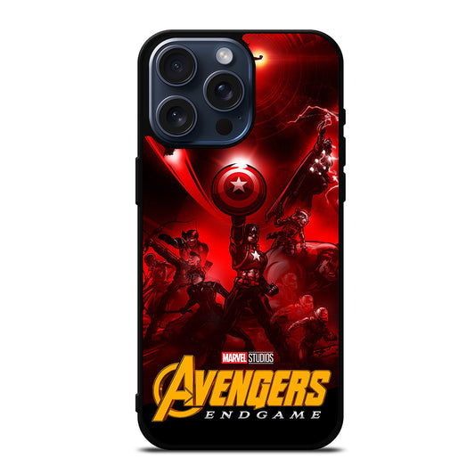 AVENGERS ENDGAME SUPERHERO iPhone 15 Pro Max Case Cover