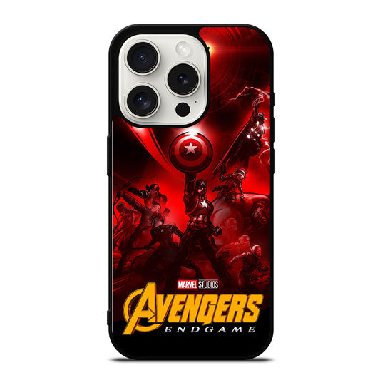 AVENGERS ENDGAME SUPERHERO iPhone 15 Pro Case Cover