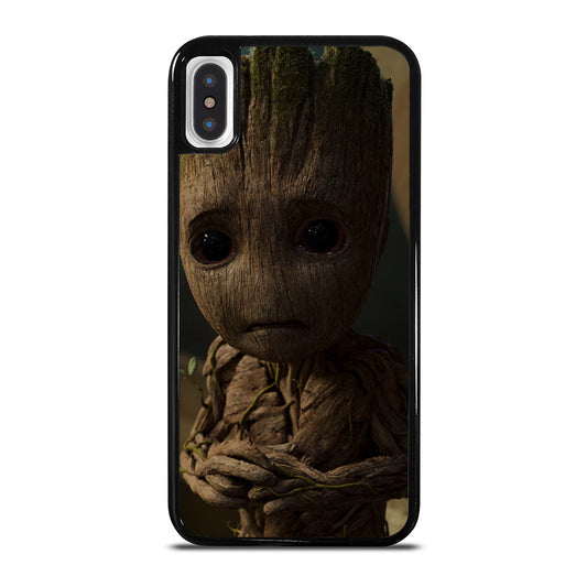 BABY GROOT SAD iPhone X / XS Case Cover