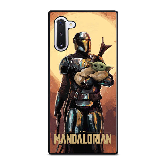 BABY YODA AND THE MANDALORIAN ART Samsung Galaxy Note 10 Case Cover