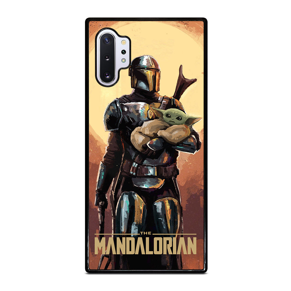 BABY YODA AND THE MANDALORIAN ART Samsung Galaxy Note 10 Plus Case Cover