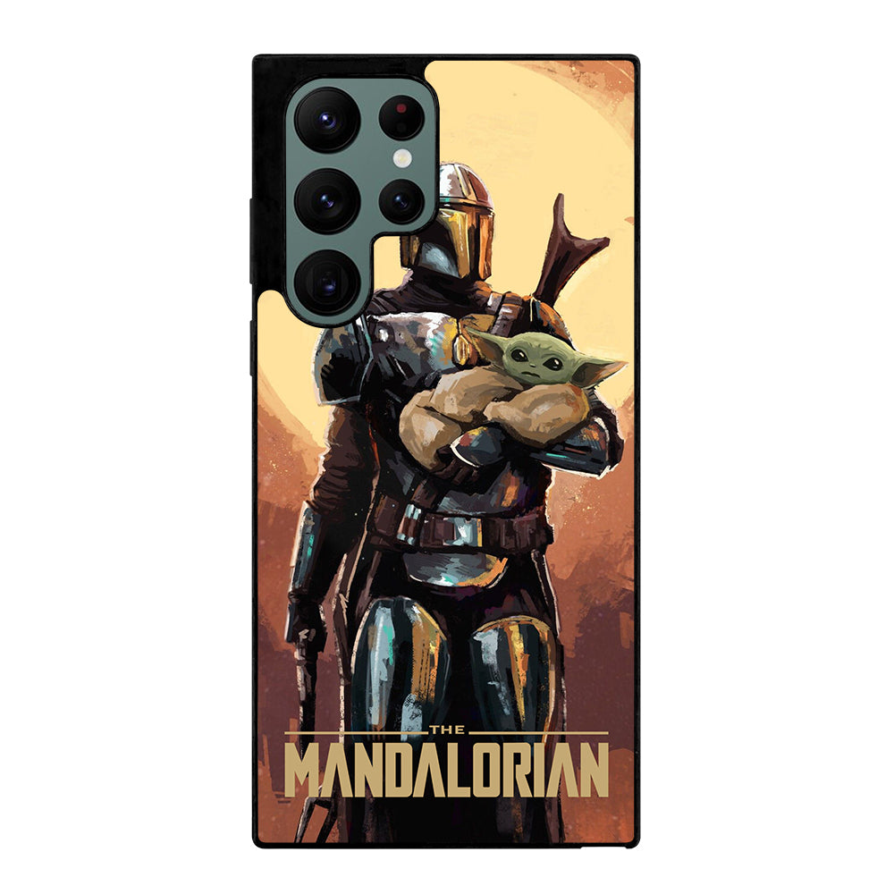 BABY YODA AND THE MANDALORIAN ART Samsung Galaxy S22 Ultra Case Cover