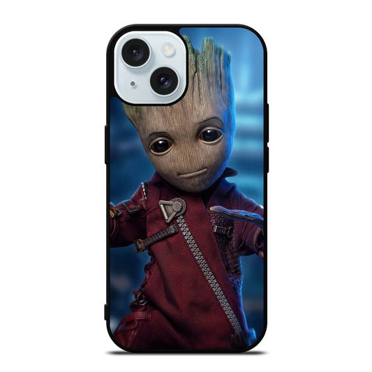 BABY GROOT CUTE iPhone 15 Case Cover