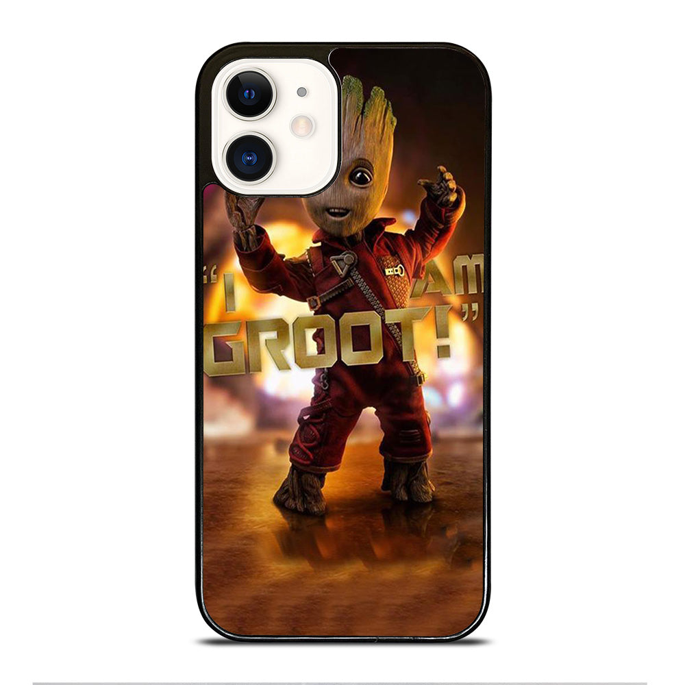 BABY GROOT I AM GROOT iPhone 12 Case Cover