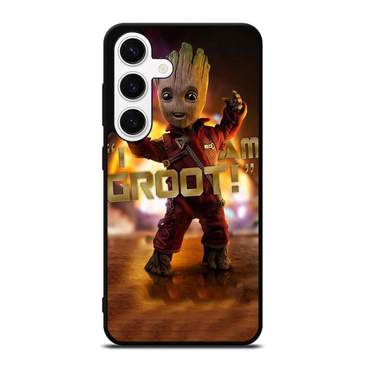 BABY GROOT I AM GROOT Samsung Galaxy S24 Case Cover