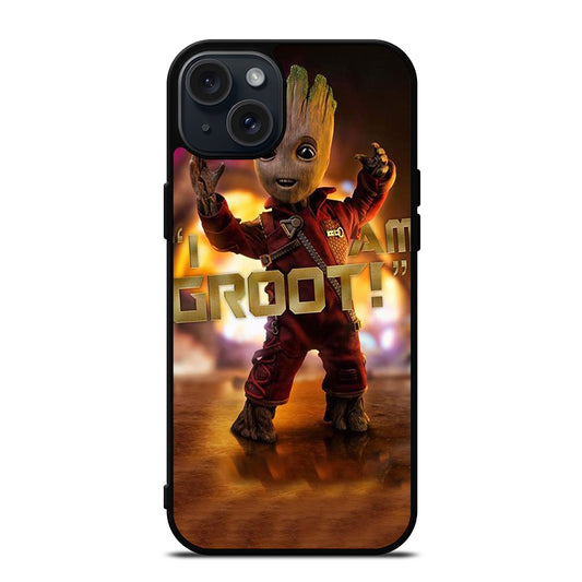 BABY GROOT I AM GROOT iPhone 15 Plus Case Cover