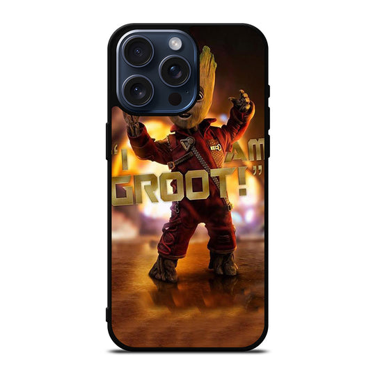 BABY GROOT I AM GROOT iPhone 15 Pro Max Case Cover