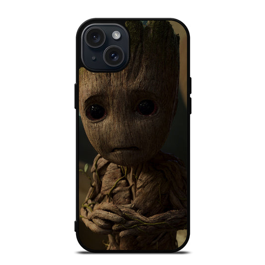 BABY GROOT SAD iPhone 15 Plus Case Cover