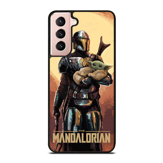 BABY YODA AND THE MANDALORIAN ART Samsung Galaxy S21 Case Cover