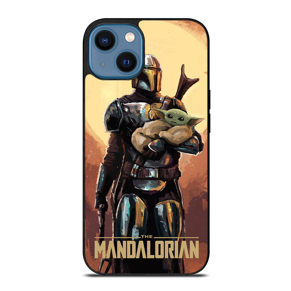 BABY YODA AND THE MANDALORIAN ART iPhone 14 Case Cover