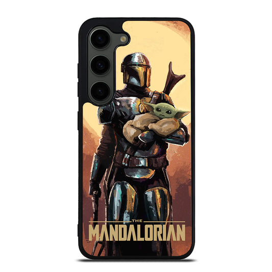BABY YODA AND THE MANDALORIAN ART Samsung Galaxy S23 Plus Case Cover
