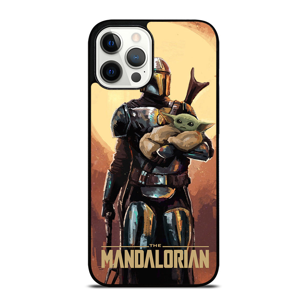 BABY YODA AND THE MANDALORIAN ART iPhone 12 Pro Max Case Cover
