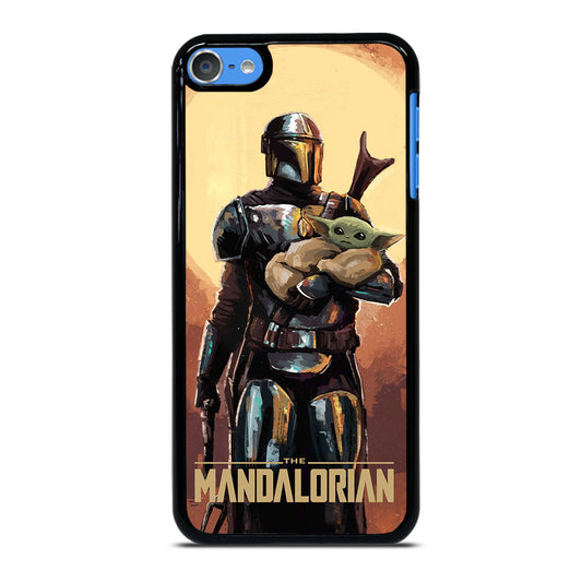 BABY YODA AND THE MANDALORIAN ART iPod Touch 7 Case Cover