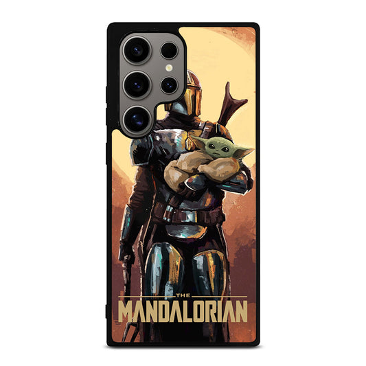 BABY YODA AND THE MANDALORIAN ART Samsung Galaxy S24 Ultra Case Cover