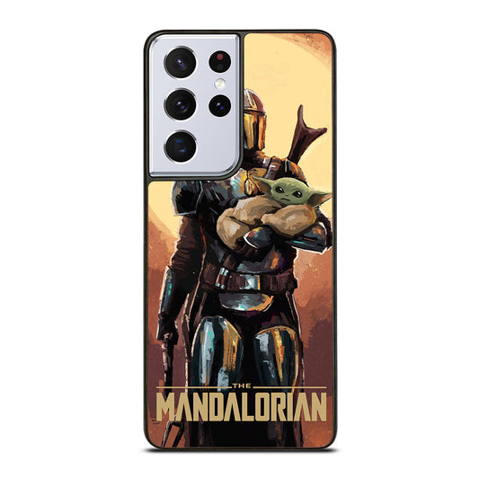 BABY YODA AND THE MANDALORIAN ART Samsung Galaxy S21 Ultra Case Cover