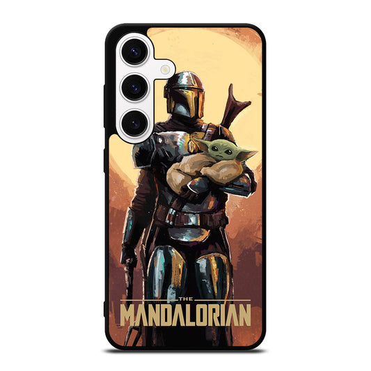 BABY YODA AND THE MANDALORIAN ART Samsung Galaxy S24 Case Cover