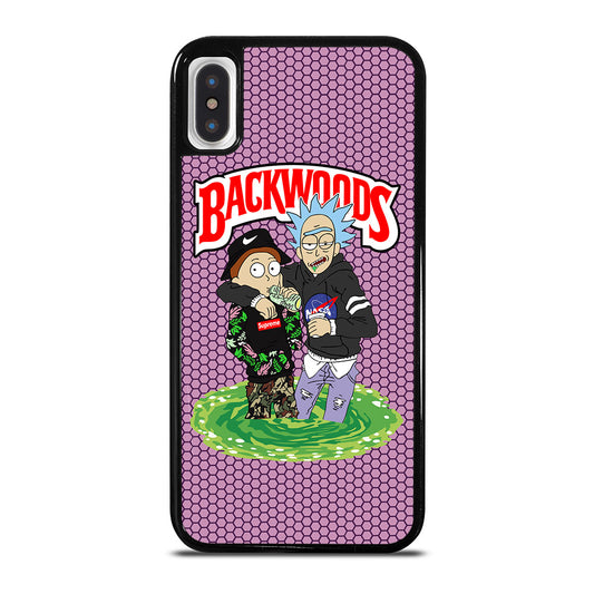 BACKWOODS RICK AND MORTY iPhone X / XS Case Cover