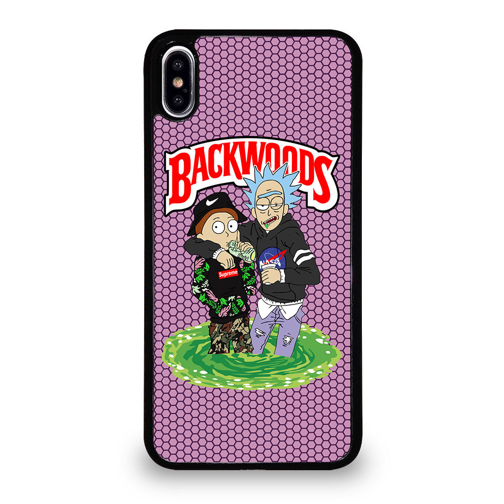 BACKWOODS RICK AND MORTY iPhone XS Max Case Cover