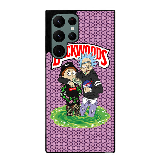 BACKWOODS RICK AND MORTY Samsung Galaxy S22 Ultra Case Cover