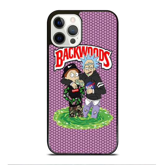 BACKWOODS RICK AND MORTY iPhone 12 Pro Case Cover